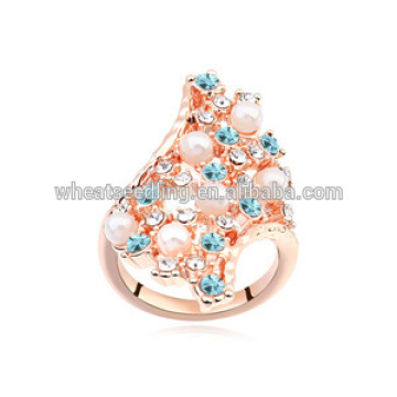 New fashion austrian crystal engagement rings